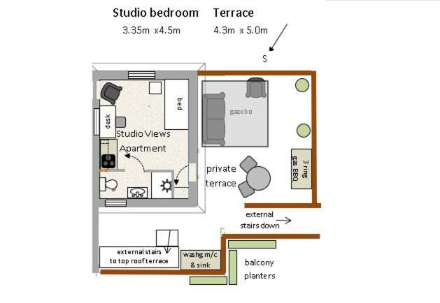Studio Views Apartment, Cortijo Fruitful Hills マラガ エクステリア 写真